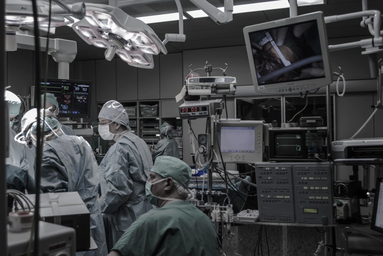 Staff at Salisbury City Hospital prepare for surgery. (Unsplash)